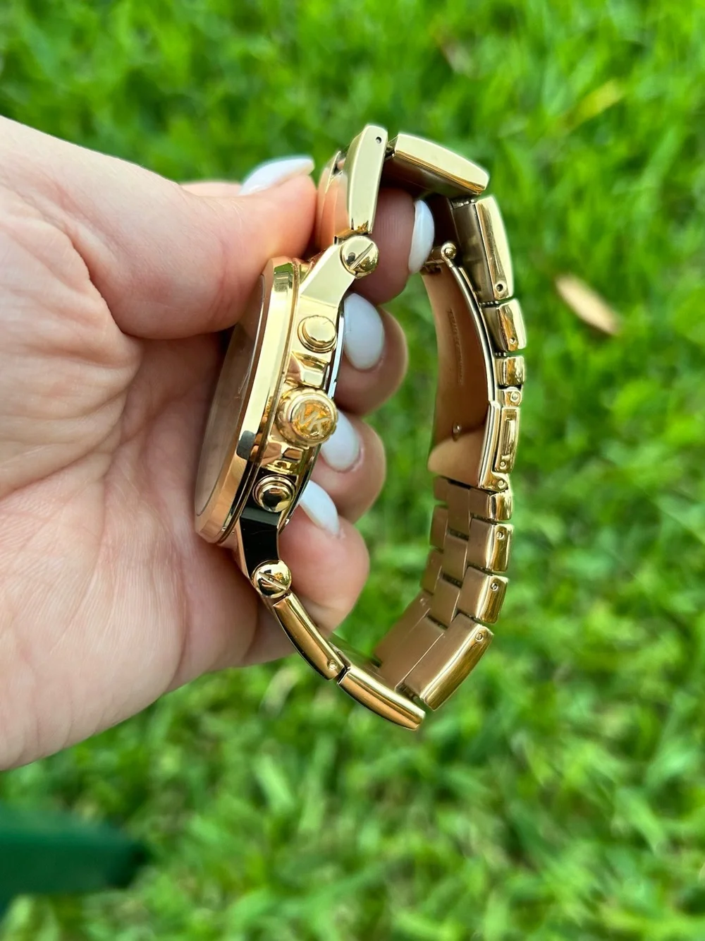 Michael Kors MK8278 Gold Chronograph Watch